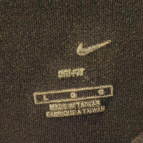 Nike - Black Dri Fit Quarter Zip Sweater Men's Large - Picture 3 of 5
